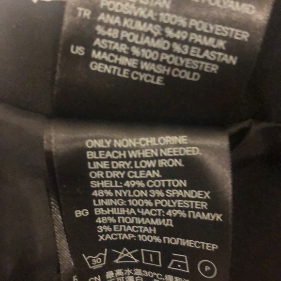 H&M Black Pencil Skirt size 6 - Picture 9 of 9